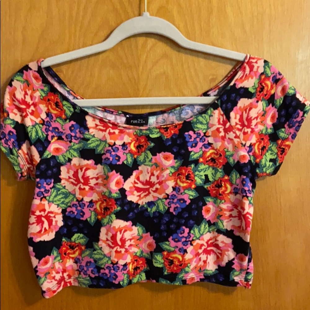 Floral Crop Top